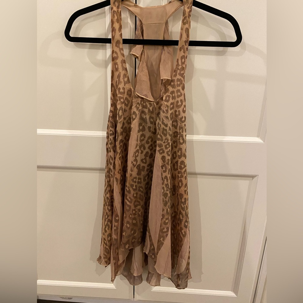 Guess by Marciano Polyester Sleeveless Blouse Full a Flouncy Size Medium
